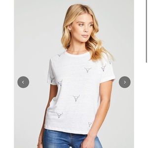 Chaser Cow Bones Skull Shirt